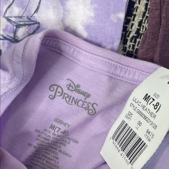 Disney Assorted Character T-Shirts in Purple, Red, and Mint size medium 7/8 - Picture 7 of 8